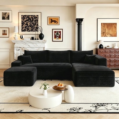 103 shaped boneless couch - shaped,