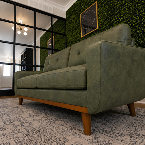 Mid century modern olive green - modern,