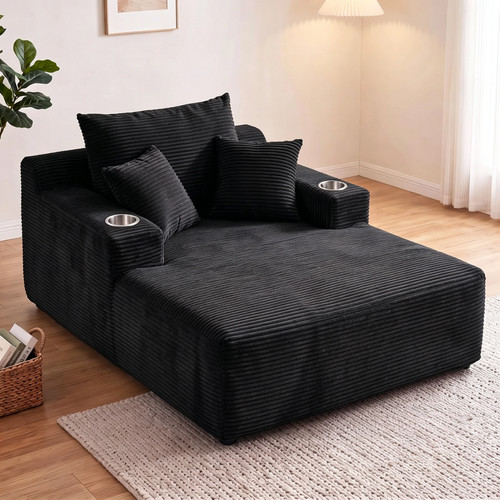 67in oversized chaise lounge - 67in,